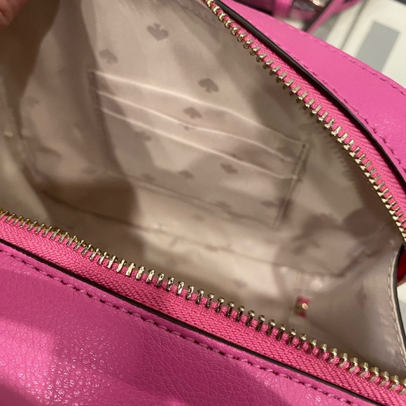 KATE SPADE ♠️ "maddy top handle camera bag" in bright peony! Adjustable strap - Picture 10 of 15